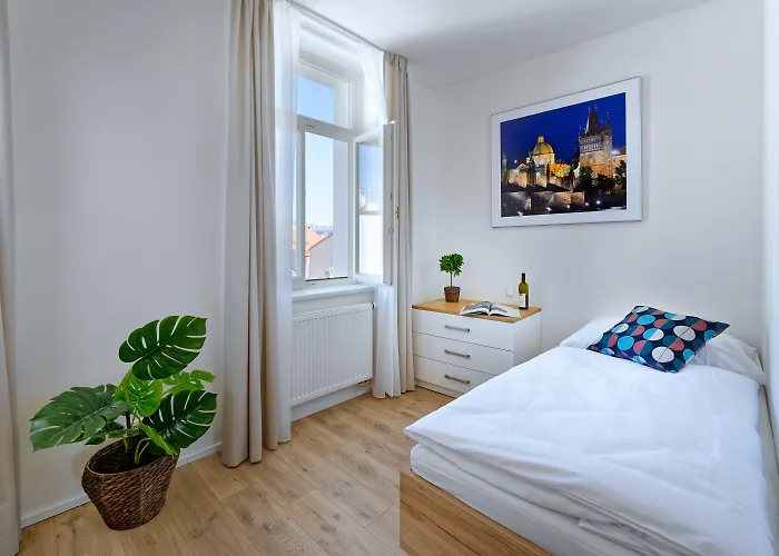 Downtown Jugoslavska Lägenhetshotell Prag