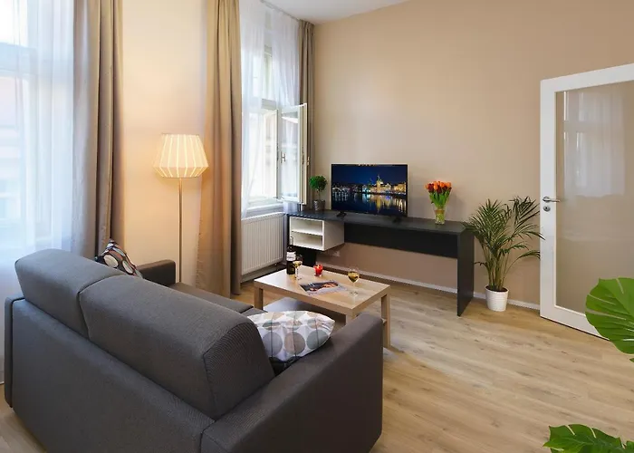 Lägenhetshotell Downtown Jugoslavska Prag