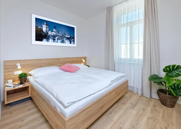 Downtown Jugoslavska Lägenhetshotell Prag